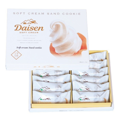 大山ソフトクリームサンドクッキー