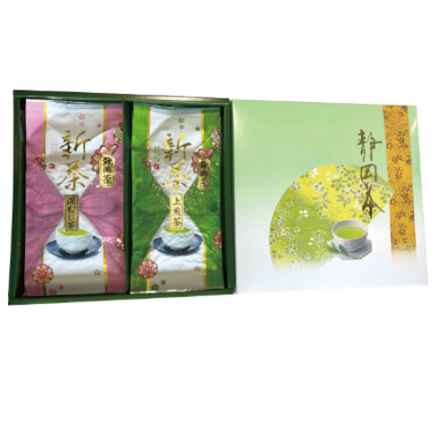 静岡　新茶詰合せ（化粧箱・袋入り）