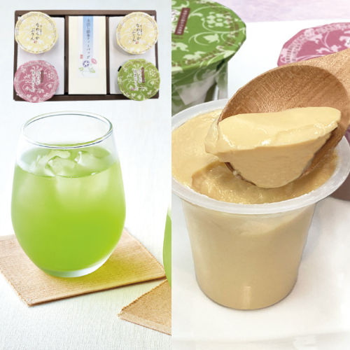 なめらかぷりんと水出し緑茶ティーバッグセット