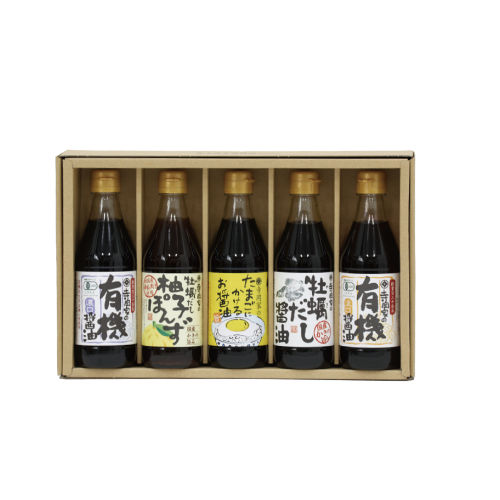 寺岡家の有機醤油・調味料詰合せ