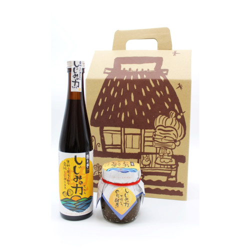 しじみの力としじみ汁で炊いたのり佃煮のセット