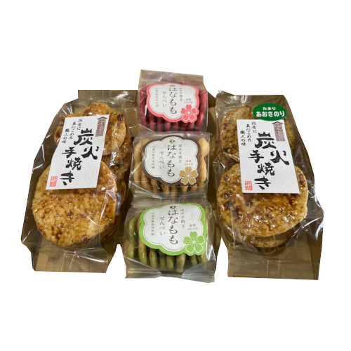 炭火焼きせんべい　はなもも詰合せ
