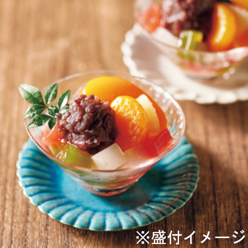 ホシフルーツ　フルーツパーラーのあんみつ