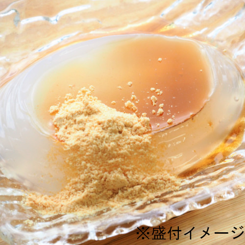 とろけるくずもち　黒みつきな粉かけ