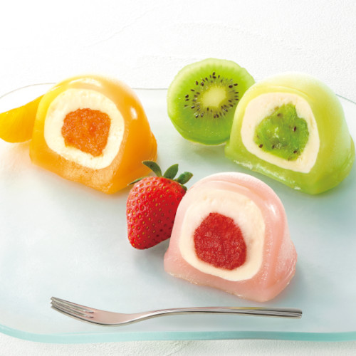 凍らせて食べるなめらかクリームのフルーツ大福