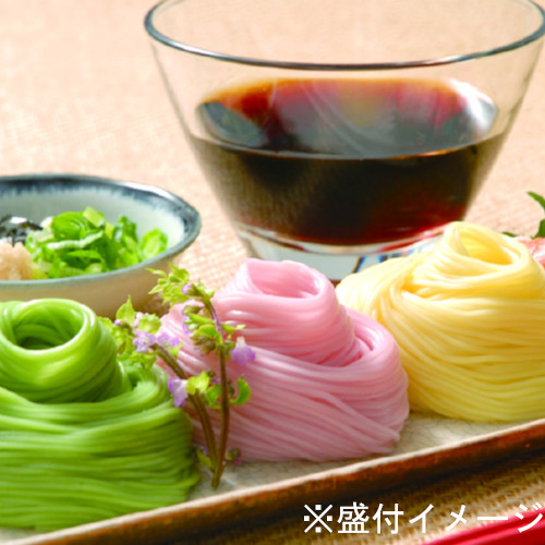 彩り三輪素麺と三輪むすび詰合せ